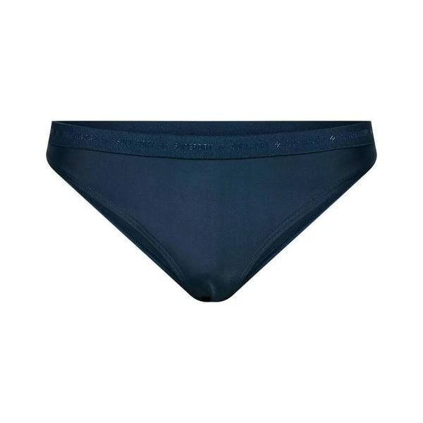 Elastyczne figi damskie do strojów kąpielowych Superdry Code Micro. Niebieskie majtki sportowe Superdry, l, bez wzorów, z elastanu. Za 128.40 zł.