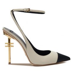 Sandały Elisabetta Franchi. Sandały Elisabetta Franchi, bez wzorów, bez obcasa, na szpilce, bez zapięcia. Za 2,169.00 zł.