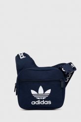 Adidas Originals saszetka kolor granatowy. Niebieskie nerki i saszetki adidas Originals, bez wzorów, z materiału, bez dodatków. W wyprzedaży za 82.99 zł.