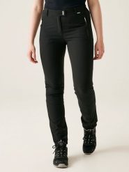 Regatta Spodnie funkcyjne "Mountain" w kolorze czarnym rozmiar: 44. Czarne spodnie dresowe Regatta, bez wzorów, z materiału, outdoorowe. Za 174.43 zł.