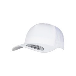 Czapka Flexfit 5-panel retro. Białe czapki z daszkiem FLEXFIT, bez wzorów, retro. Za 46.00 zł.