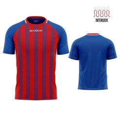 Givova Rugby T-shirt Royal-Rood M - Oddychowy i Trwały. Czerwone t-shirty Givova, m, bez wzorów, z poliesteru, sportowe, bez kołnierzyka, bez ramiączek. Za 136.99 zł.