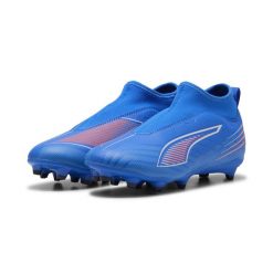 Młodzieżowe buty piłkarskie ULTRA 6 MATCH+ FG/AG bez sznurowadeł PUMA. Biała buty do biegania Puma, bez wzorów, bez zapięcia, do biegania. Za 159.99 zł.