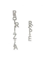 Patrizia Pepe Kolczyki 8JA027/M009-J3AG Srebrny. Szare kolczyki Patrizia Pepe, metalowe. Za 249.99 zł.