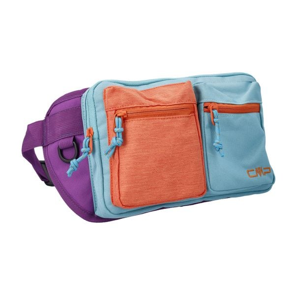 Nerka turystyczna CMP ALTON lekka pojemna regulowana. Niebieskie nerki i saszetki CMP, bez wzorów, bez dodatków. Za 99.99 zł.