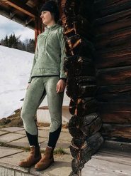 Burton Legginsy funkcyjne "[ak] Baker High Loft" w kolorze zielono-czarnym rozmiar: XS. Czarne legginsy Burton, xs, bez wzorów, outdoorowe. Za 192.79 zł.