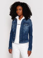 Tommy Jeans Kurtka jeansowa Vivianne DW0DW09219 Granatowy Slim Fit. Niebieskie kurtki Tommy Jeans, xxs, bez wzorów, z bawełny, bez kaptura. Za 359.99 zł.
