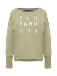 ELBSAND Bluza "Ingiara" w kolorze zielonym rozmiar: S. Zielone bluzy ELBSAND, s, bez wzorów, bez kaptura. Za 114.95 zł.