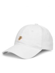 Tommy Hilfiger Czapka z daszkiem AW0AW18345 Biały. Białe czapki z daszkiem Tommy Hilfiger, bez wzorów, ze lnu. Za 229.99 zł.