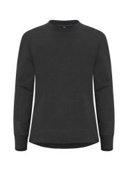 Clique Miami PRO Roundneck Women – Czarna bluza damska z bawełny i poliestru –. Czarne bluzy CLIQUE, xl, bez wzorów, z bawełny, bez ramiączek, bez kaptura. Za 183.24 zł.