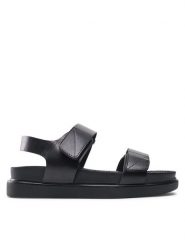 Vagabond Sandały Erin 5332-601-20 Czarny. Czarne sandały Vagabond Shoemakers, bez wzorów, ze skóry, bez obcasa, na płaskiej podeszwie, bez zapięcia. Za 279.99 zł.