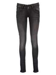 LTB Dżinsy "Julita X" - Skinny fit - w kolorze antracytowym rozmiar: W25/L34. Czarne jeansy LTB, l, z aplikacjami, ze skóry, klasyczne. Za 88.23 zł.