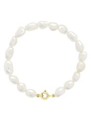 ATELIERS SAINT GERMAIN Bransoletka perłowa w kolorze białym rozmiar: onesize. Białe bransoletki ATELIERS SAINT GERMAIN, z perłą, złote. Za 326.99 zł.