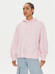 Adidas Bluza adicolor Essentials IR5927 Różowy Oversize. Czerwone bluzy adidas, m, bez wzorów, z bawełny, bez kaptura. Za 279.99 zł.