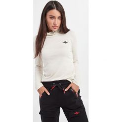 Golf AERONAUTICA MILITARE. Czarne swetry Aeronautica Militare, s, bez wzorów, z bawełny, bez ramiączek. W wyprzedaży za 343.20 zł.