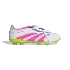 Buty piłkarskie adidas Predator Pro FT FG. Białe buty treningowe adidas, bez wzorów, bez zapięcia, do piłki nożnej. Za 529.00 zł.