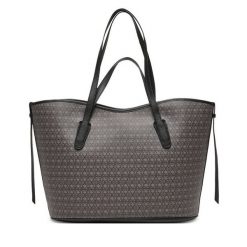 Torebka Coccinelle. Czarne shopper bag Coccinelle, bez wzorów, bez dodatków. Za 1,399.00 zł.