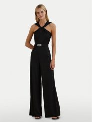 LAUREN RALPH LAUREN Kombinezon 200951815001 Czarny Wide Leg. Czarne sukienki Lauren Ralph Lauren, bez wzorów, z syntetyku, bez kołnierzyka, bez ramiączek. Za 949.99 zł.
