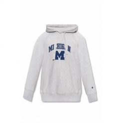 Bluza sportowa damska Champion 115110EM004LOXGM. Szare bluzy z kapturem Champion, xs, bez wzorów, z kapturem. Za 719.00 zł.