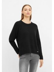 Bench Sweter "Kiruna" w kolorze czarnym rozmiar: 36. Czarne swetry Bench, bez wzorów, bez ramiączek. Za 120.35 zł.