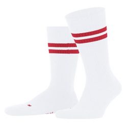 Skarpety Falke Dynamic. Białe skarpetki Falke, bez wzorów, z bawełny. Za 123.00 zł.