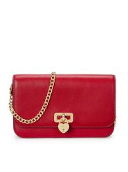 LAUREN RALPH LAUREN Torebka 432962115001 Czerwony. Czerwone kopertówki Lauren Ralph Lauren, bez wzorów, ze skóry, wizytowe, bez dodatków. Za 659.99 zł.