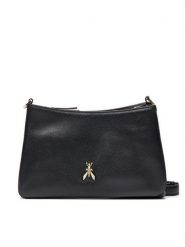 Patrizia Pepe Torebka 2B0101/L133-K103 Czarny. Czarne listonoszki Patrizia Pepe, bez wzorów, ze skóry, bez dodatków. Za 1,289.00 zł.