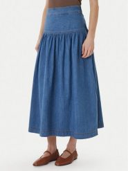 ONLY Spódnica jeansowa Sevigny 15364687 Niebieski Regular Fit. Niebieskie spódnice ONLY, xs, bez wzorów, z bawełny. Za 169.99 zł.