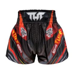 Spodenki treningowe TUFF Black With Double Tiger. Czarne szorty sportowe TUFF, bez wzorów. Za 149.00 zł.