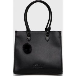 Nobo torebka kolor czarny. Czarne shopper bag NOBO, bez wzorów, bez dodatków. W wyprzedaży za 187.99 zł.