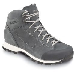 Buty damskie turystyczne Meindl Rialto Lady Mid z membraną Gore-Tex. Szare buty trekkingowe MEINDL, bez wzorów, z gore-texu, bez zapięcia, trekkingowe, gore-tex. Za 692.91 zł.