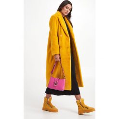 Płaszcz TWINSET. Żółte płaszcze Twinset Milano, bez wzorów, z syntetyku, bez kaptura. Za 1,629.00 zł.