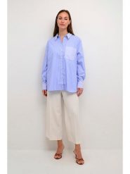 CULTURE Koszula w kolorze niebieskim rozmiar: XL. Niebieskie koszule Culture, xl, bez wzorów, bez kołnierzyka, bez ramiączek. Za 105.88 zł.
