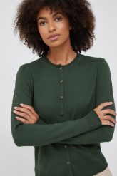 Sisley kardigan damski kolor zielony lekki. Zielone swetry Sisley, l, bez wzorów, z dzianiny, bez ramiączek. Za 279.99 zł.