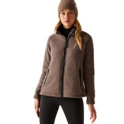 Damska Bluza Polarowa Emilde Z Pełnym Zamkiem Błyskawicznym. Brązowe bluzy z kapturem Regatta, na zimę, l, bez wzorów, z dzianiny, bez kaptura, na golfa. Za 105.99 zł.