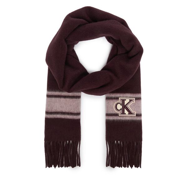 Szalik Calvin Klein. Czerwone szaliki i kominy Calvin Klein, bez wzorów. Za 329.99 zł.