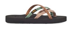 Teva Olawahu klapki damskie Maple Sugar Multi. Klapki Teva, bez wzorów, z materiału, bez obcasa, bez zapięcia. Za 209.99 zł.