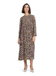 Betty Barclay Sukienka w kolorze beżowo-brązowo-szarym rozmiar: 36. Brązowe sukienki Betty Barclay, bez wzorów, bez kołnierzyka, bez ramiączek, midi. Za 153.34 zł.