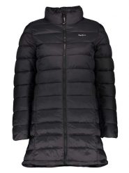 Pepe Jeans Płaszcz pikowany w kolorze czarnym rozmiar: L. Czarne płaszcze Pepe Jeans, l, bez wzorów, z jeansu, bez kaptura. Za 184.89 zł.