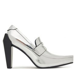 Półbuty United Nude. Szare półbuty wsuwane United Nude, bez wzorów, bez obcasa, na obcasie. Za 1,189.00 zł.
