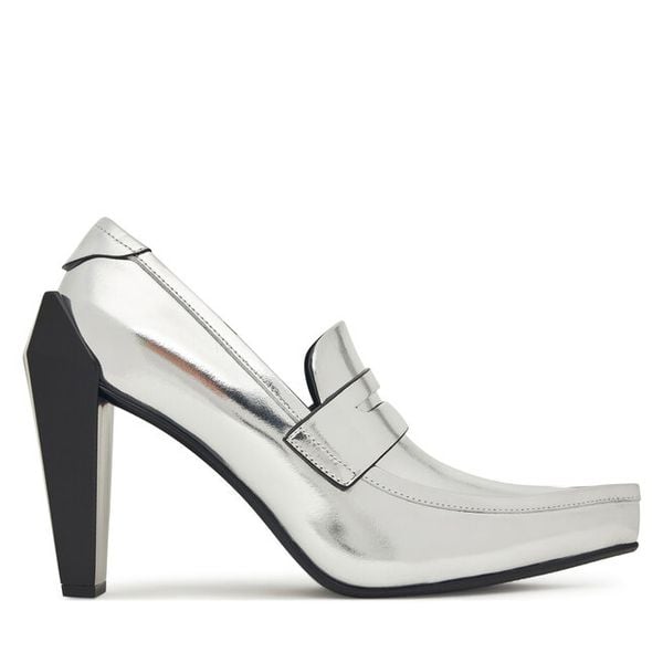 Półbuty United Nude. Szare półbuty wsuwane United Nude, bez wzorów, bez obcasa, na obcasie. Za 1,189.00 zł.