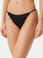 Calvin Klein Underwear Figi klasyczne LV00QD5269 Czarny. Czarne figi Calvin Klein Underwear, bez wzorów, z syntetyku. Za 49.99 zł.