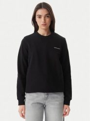 Tommy Jeans Bluza Ess Logo DW0DW22829 Czarny Regular Fit. Czarne bluzy Tommy Jeans, xl, bez wzorów, z bawełny, bez ramiączek, bez kaptura. Za 329.99 zł.