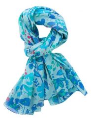 Overbeck and Friends Chusta "Viola" w kolorze niebieskim - 180 x 110 cm rozmiar: onesize. Niebieskie chusty Overbeck and Friends, bez wzorów, z bawełny. Za 78.28 zł.