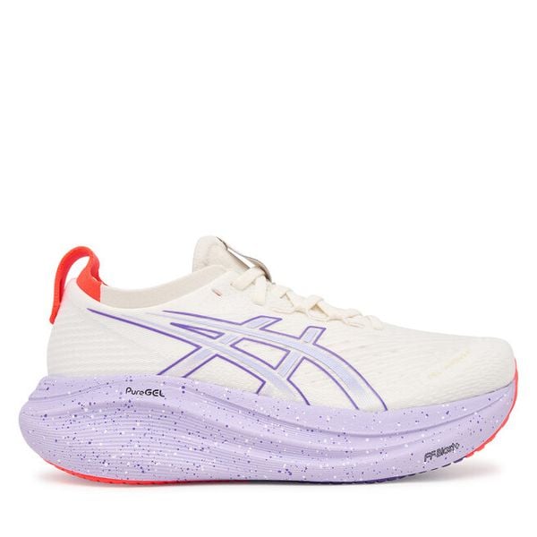 Buty do biegania Asics. Szare buty do biegania ASICS, bez wzorów, bez zapięcia, do biegania. Za 809.99 zł.