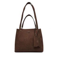 Torebka Guess. Brązowe torebki klasyczne Guess, z aplikacjami, klasyczne, bez dodatków. Za 634.99 zł.