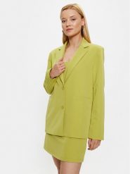 Glamorous Marynarka GS0417 Zielony Oversize. Zielone marynarki i żakiety Glamorous, bez wzorów, z syntetyku, bez ramiączek. Za 209.99 zł.