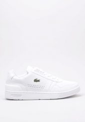 Tenisówki Lacoste Model T-clip 123 13 Sfa Kolor Biały. Białe trampki Lacoste, bez wzorów, z materiału, bez zapięcia. Za 299.00 zł.