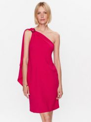 Lauren Ralph Lauren Sukienka koktajlowa 253903215001 Różowy Regular Fit. Czerwone sukienki Lauren Ralph Lauren, bez wzorów, wizytowe, bez kołnierzyka, bez ramiączek. Za 839.99 zł.