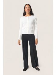 Soaked in Luxury Kardigan "Venola" w kolorze białym rozmiar: XL. Białe swetry Soaked in Luxury, xl, bez wzorów, bez ramiączek. Za 109.52 zł.